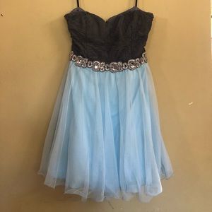 strapless formal party dress size 13